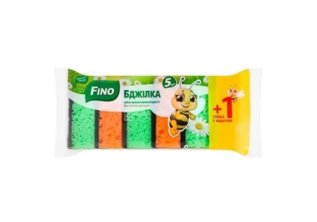 Губки кухонні Бджілка 5+1 (1шт)