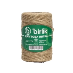 Шпагат джутов. коричн. Birlik 0,2кг (1шт)