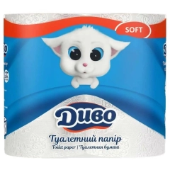 Папір туалетний ДИВО 4шт (1шт)