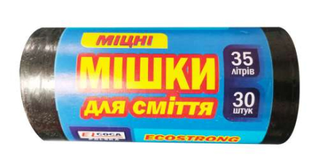 Пакети д/сміття міцні 35л (30шт)