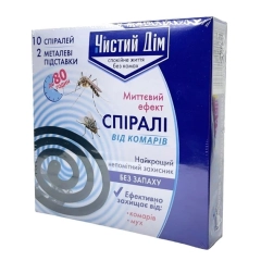 Спіралі від комарів та мух"Чистий дім"