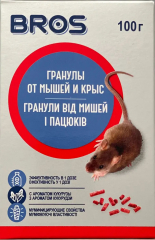 БРОС гранули від гризунів (100г)