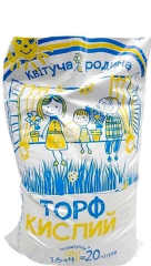 Торфяний субстрат "Торф кислий" Квітуча родина (20л)
