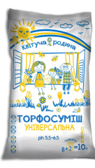 Торфяний субстрат "Універсальна"Квітуча родина (10